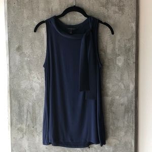 Banana Republic Factory Sleeveless Tie Neck Top